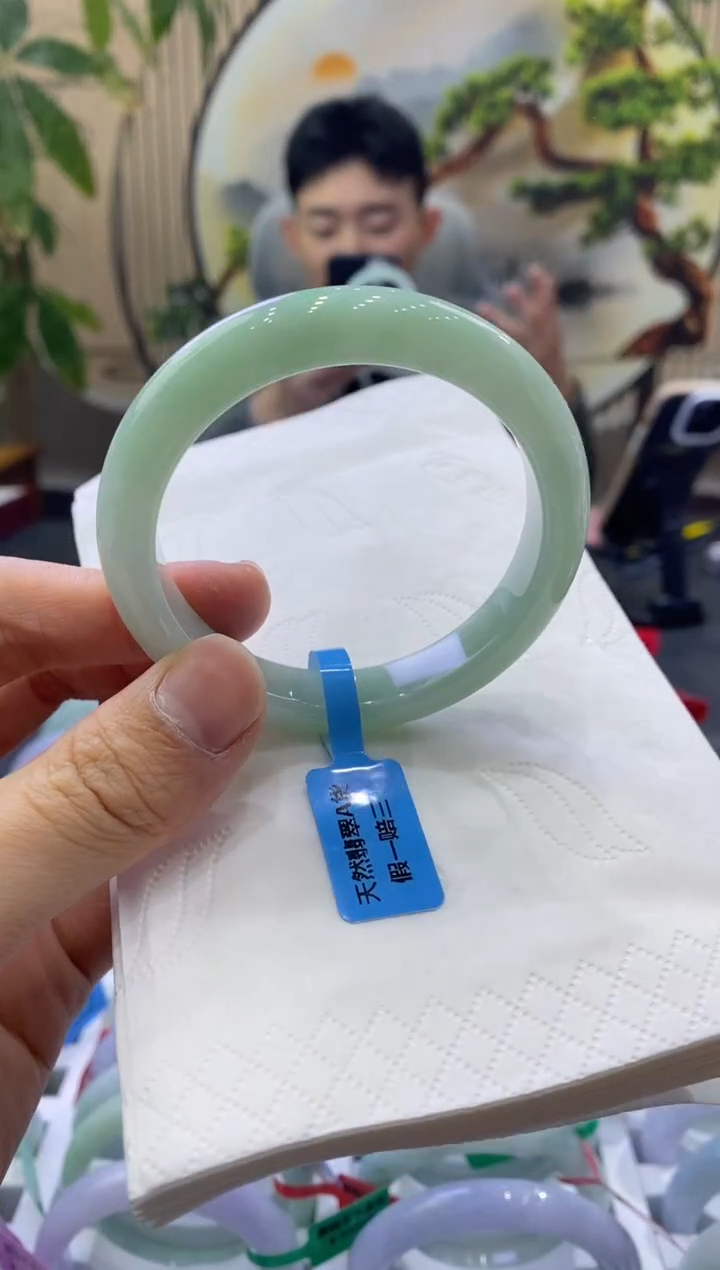 未镶嵌手镯翡翠9575