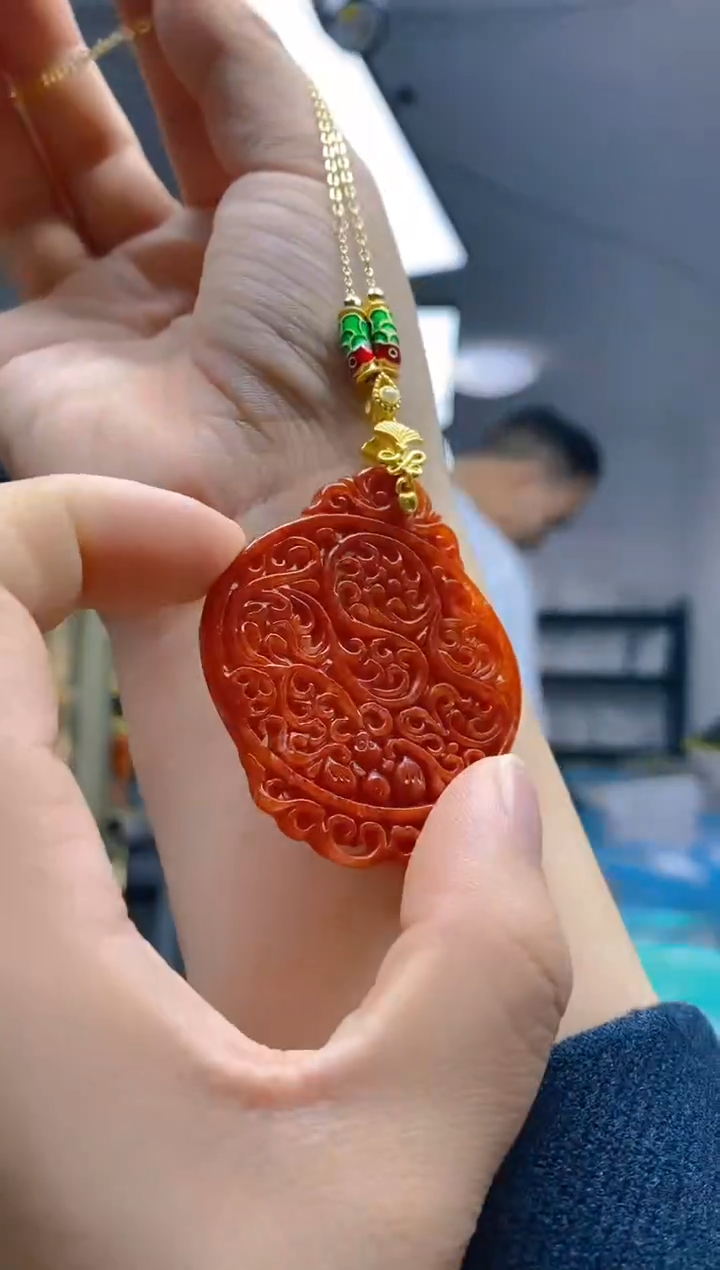 【闪购商品】翡翠耳饰合金101翡翠锁骨链