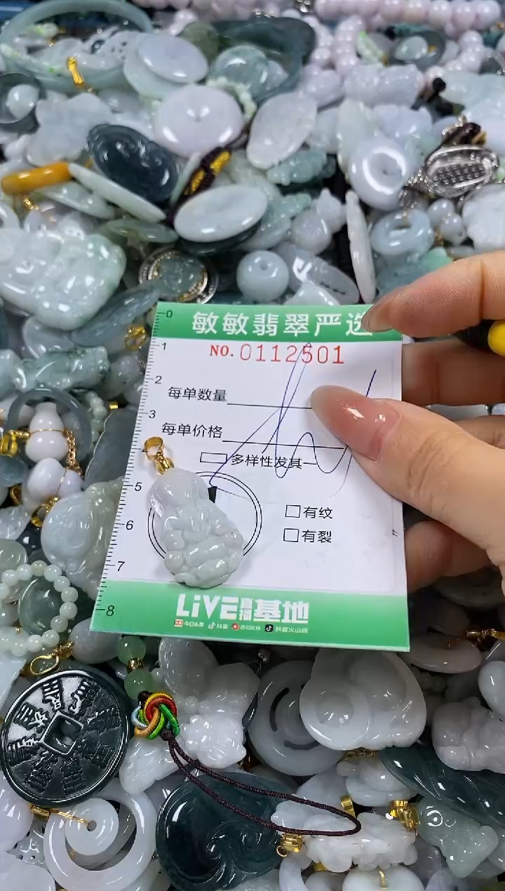 【闪购商品】翡翠颈饰未镶嵌闪购0112501多样性发其一