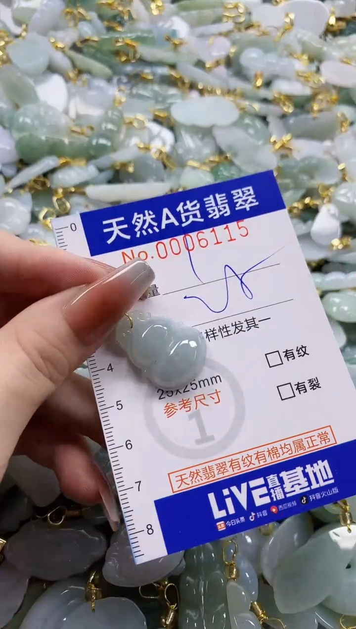 颈饰未镶嵌翡翠天然A货翡翠