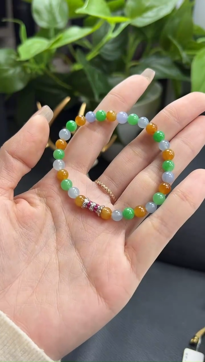 【闪购商品】翡翠手串未镶嵌多宝手串