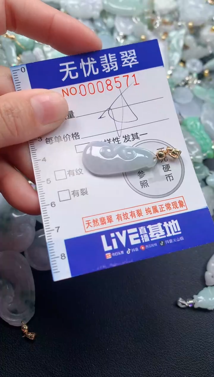 颈饰未镶嵌翡翠8571