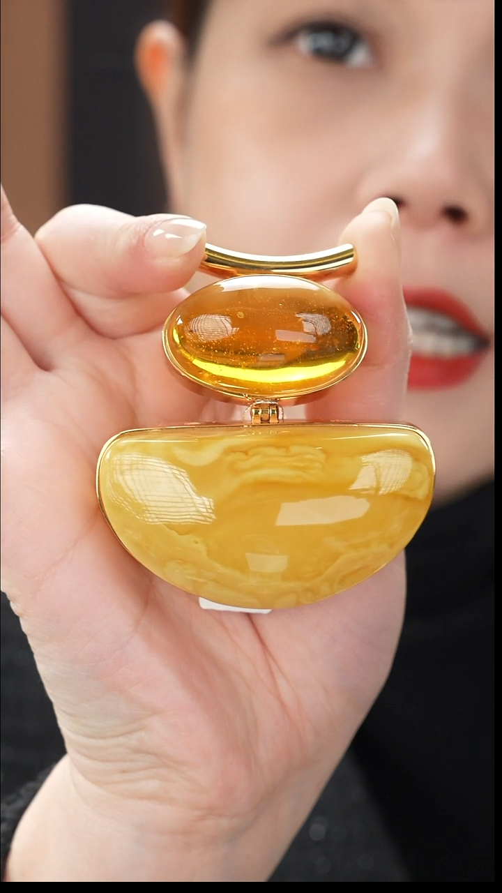 琥珀吊坠(不含链)未镶嵌特色蜜蜡吊坠