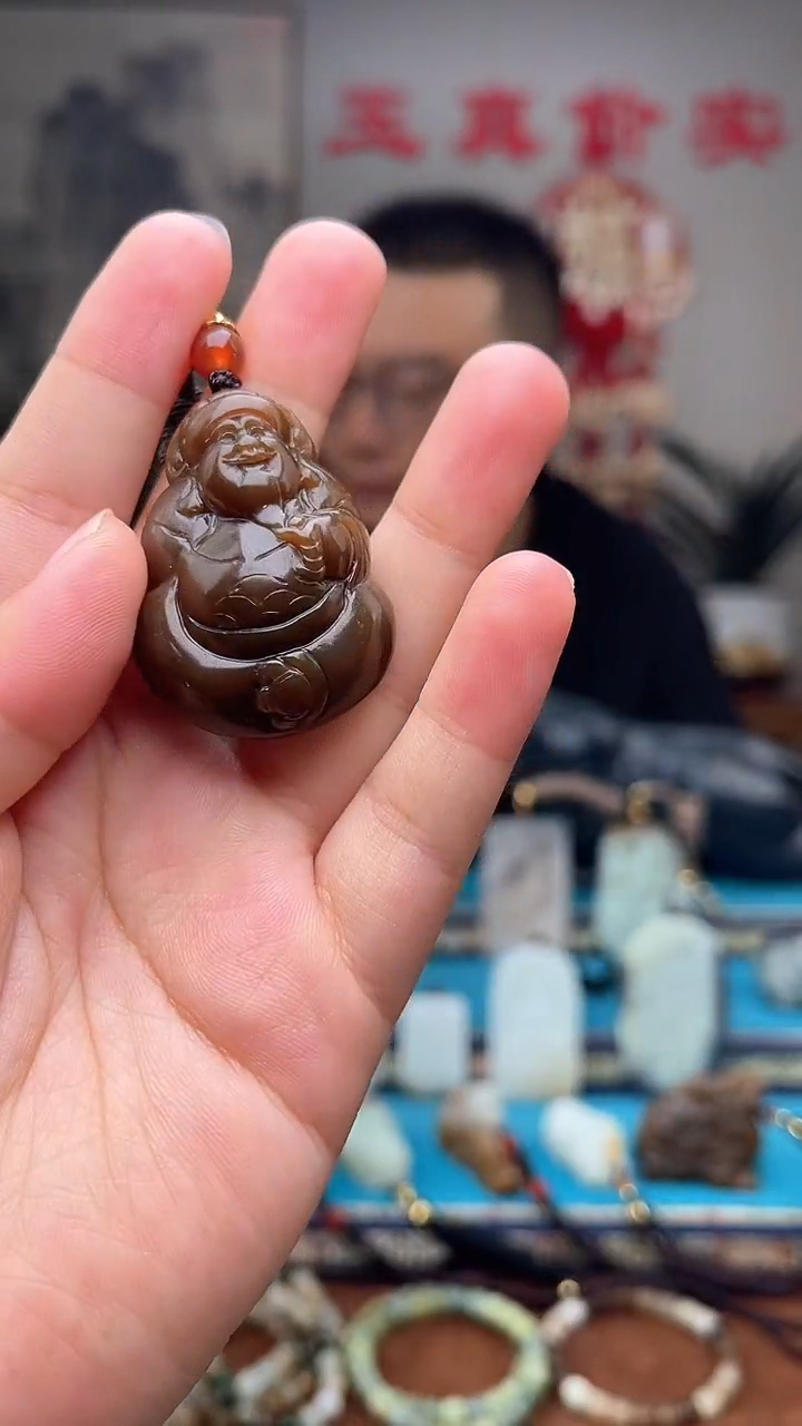 和田玉未镶嵌挂件1