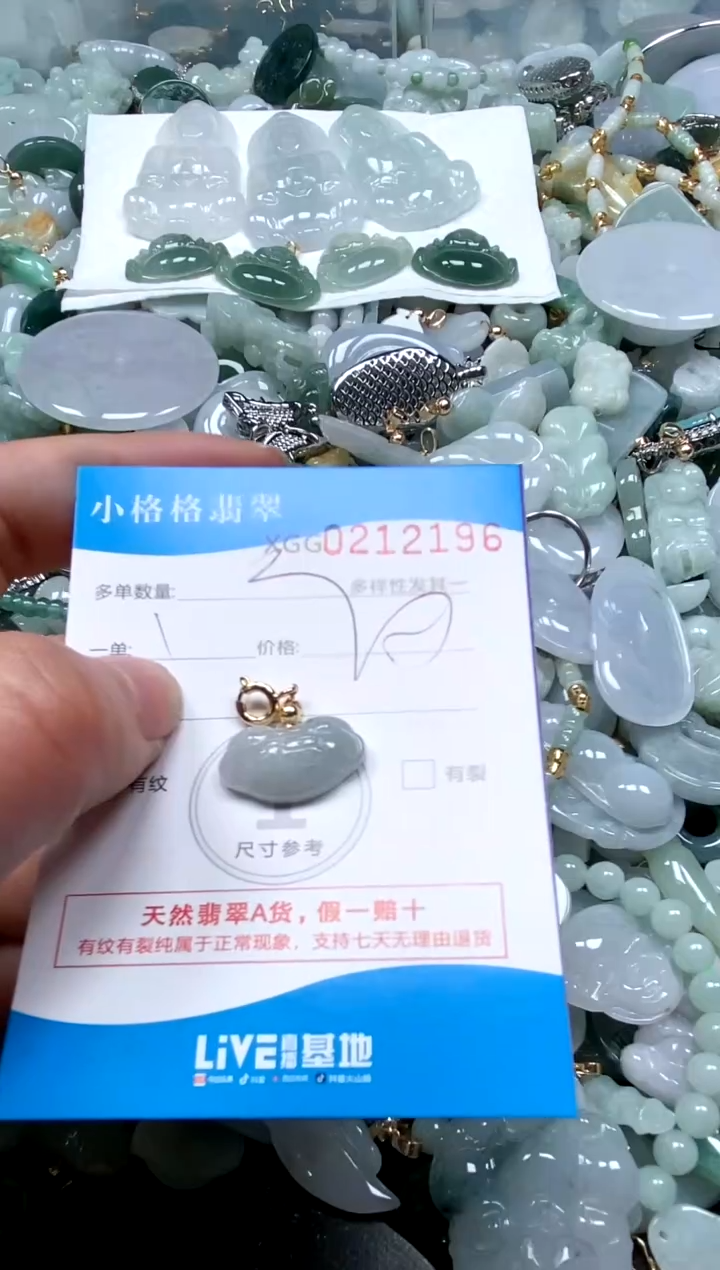 【闪购商品】翡翠颈饰未镶嵌闪购商品0212196