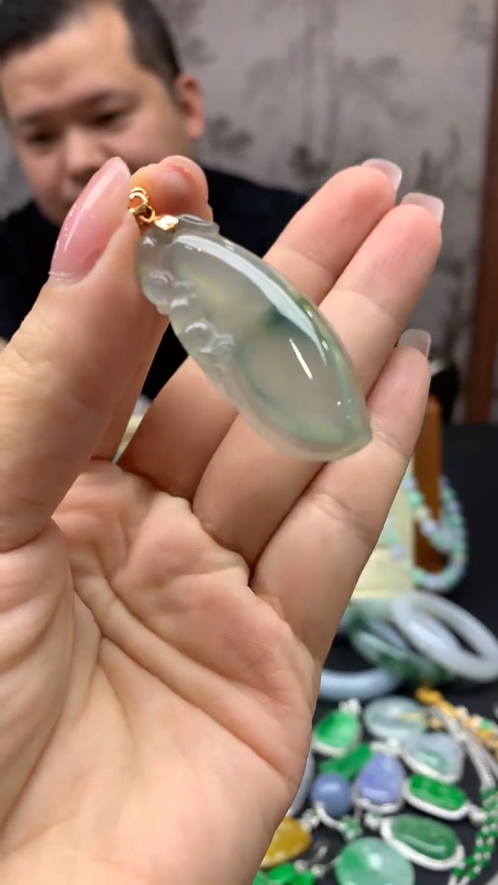 【闪购商品】翡翠颈饰未镶嵌53-天然翡翠