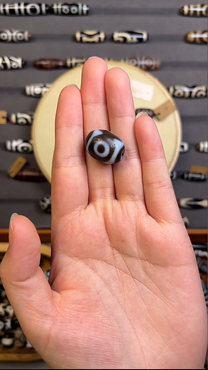 未镶嵌玛瑙/玉髓珠宝半成品明*月小卢3眼