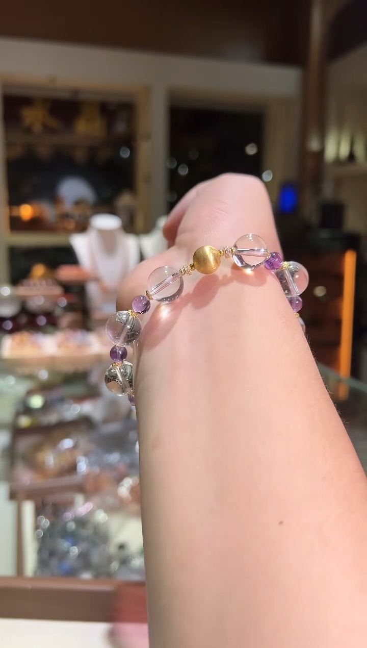 水晶手链未镶嵌白水泡泡珠DIY（多样性发一）