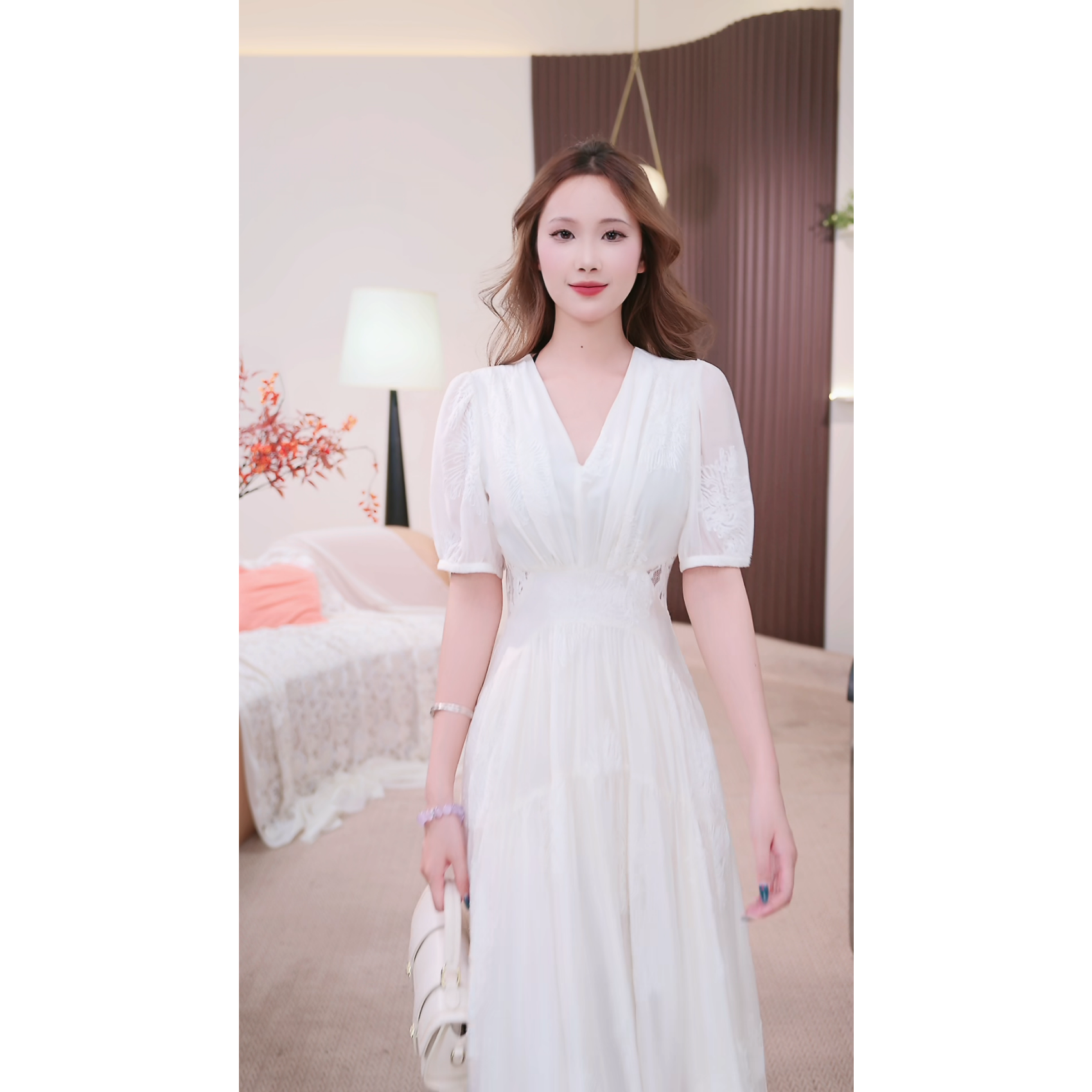 【UU专属】26027 新款夏季法式时尚优雅收腰显瘦轻奢气质连衣裙