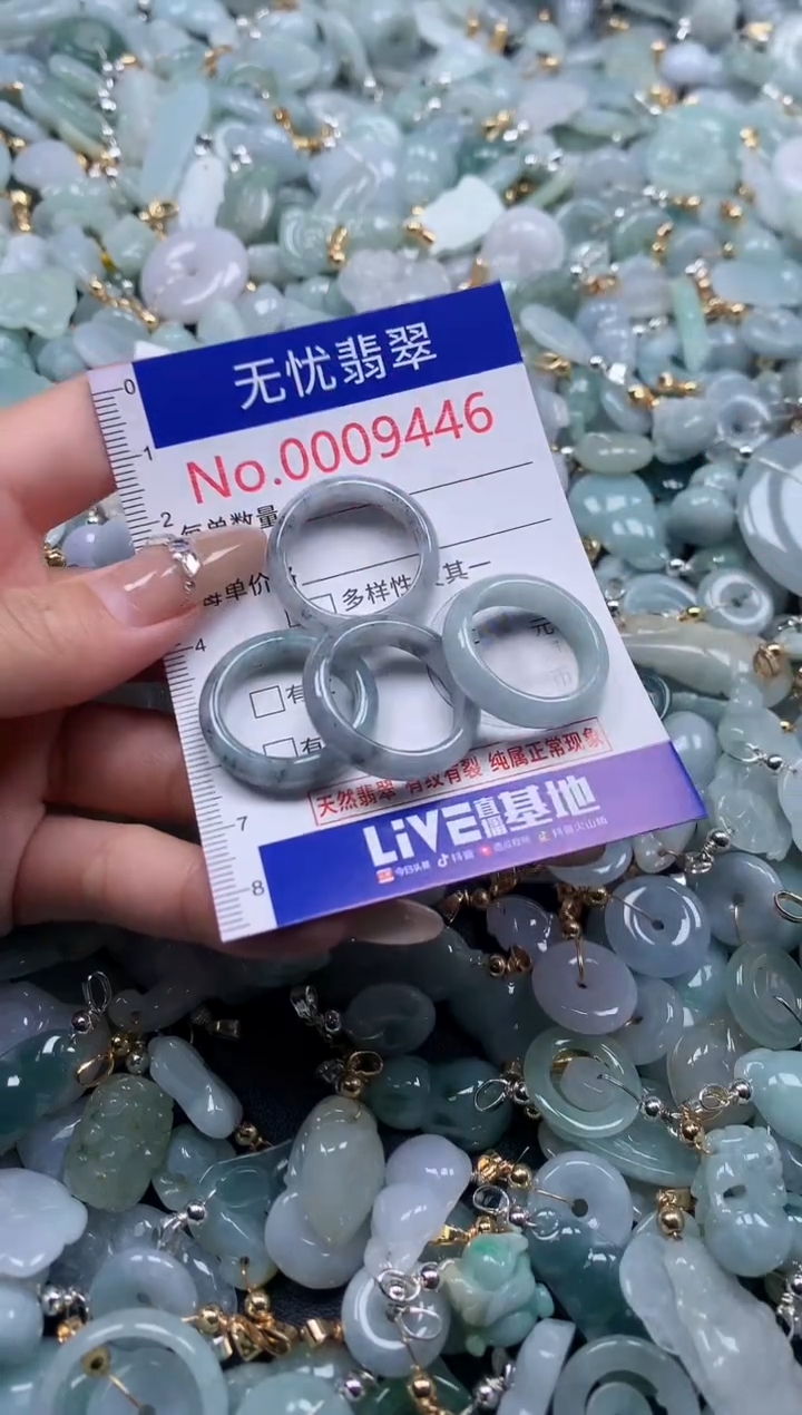 翡翠未镶嵌吊坠(不含链)9446
