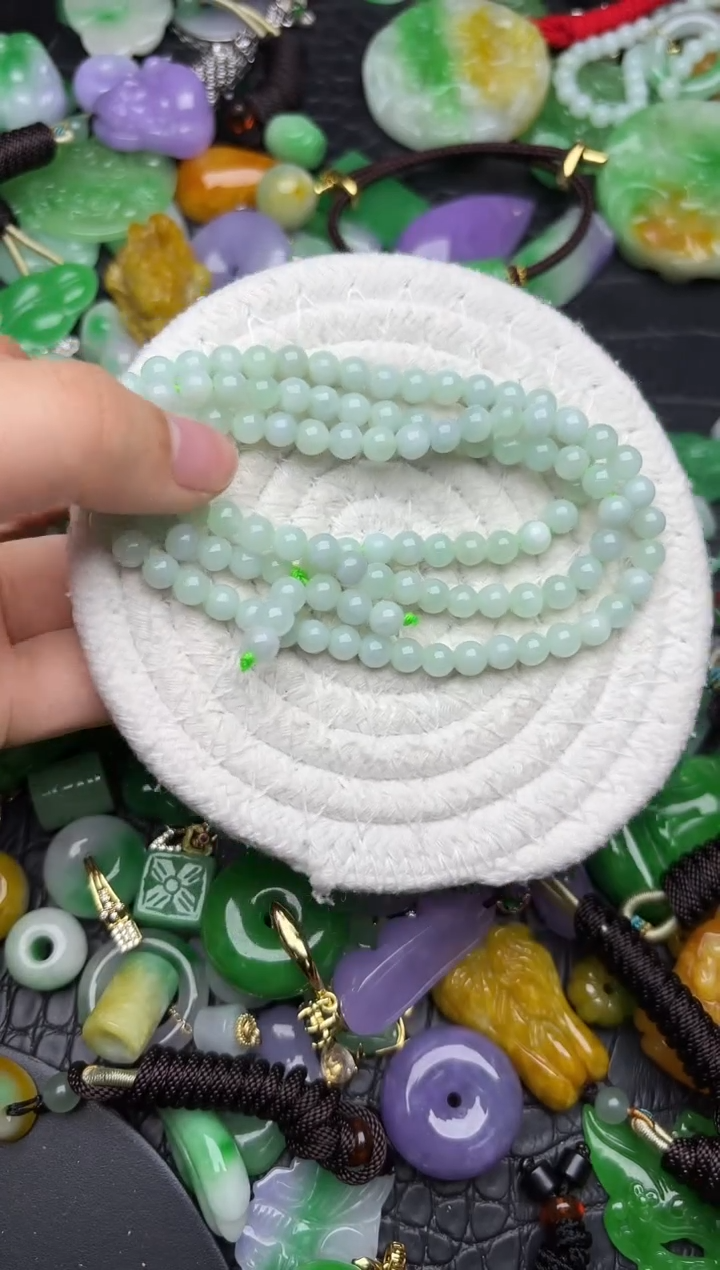 颈饰未镶嵌翡翠缅甸翡翠吊坠