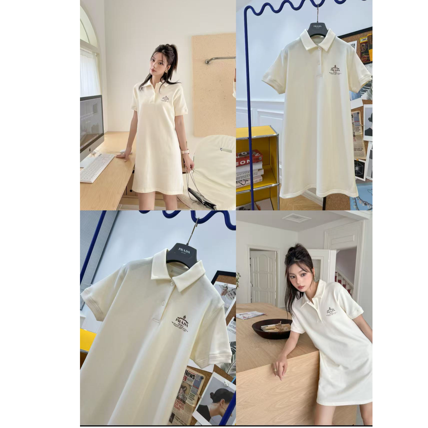 99新 Prada/普拉达 双双臻选/cc00117/普拉达连衣裙/s码