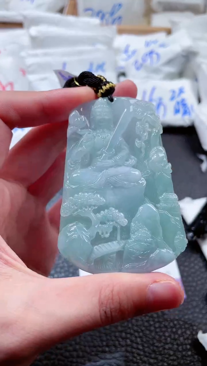 翡翠未镶嵌颈饰00001500虚空