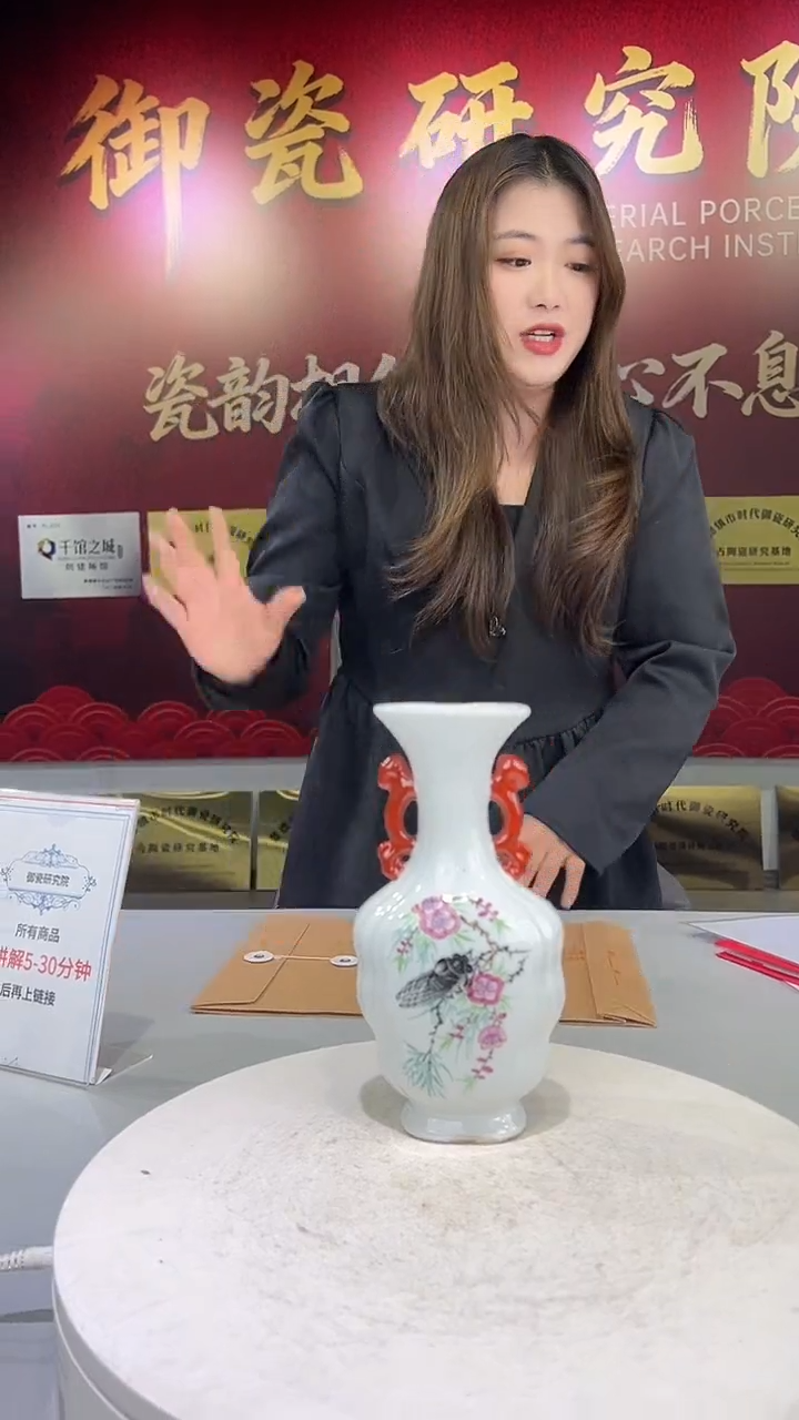 瓶景德镇陶瓷手工手绘R2