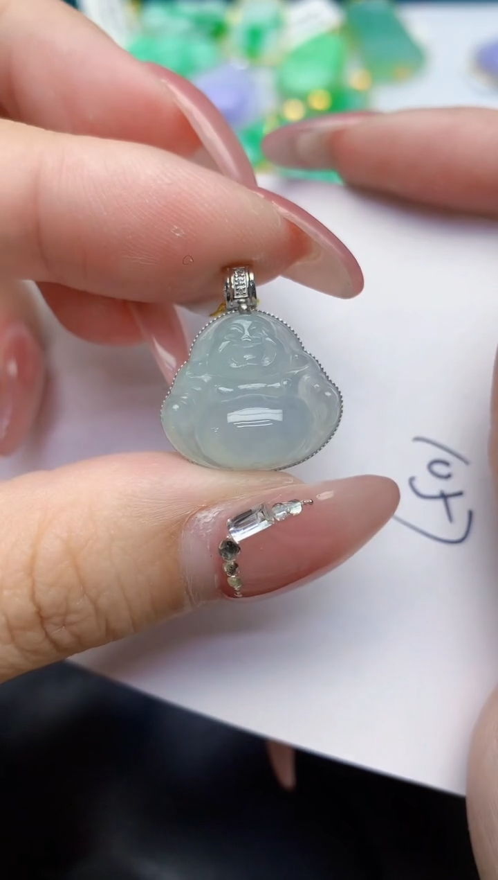 【闪购商品】翡翠颈饰18K金镶嵌000000000