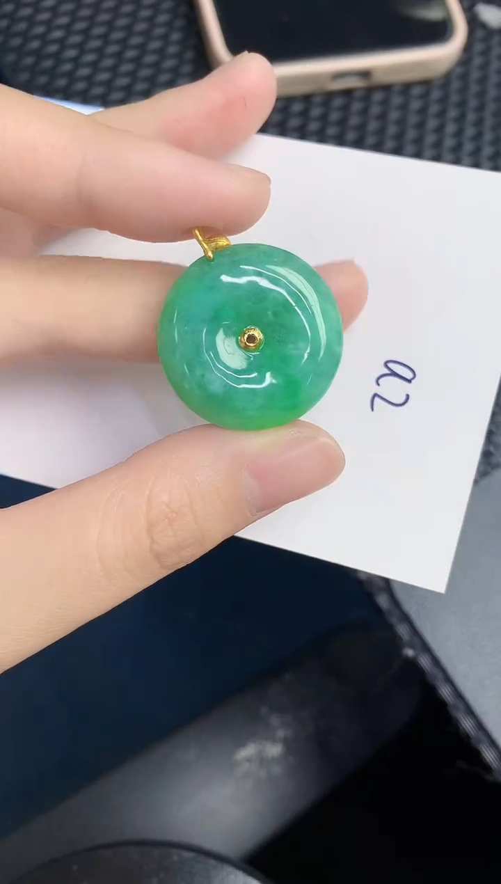 【闪购商品】翡翠颈饰18K金镶嵌000000000