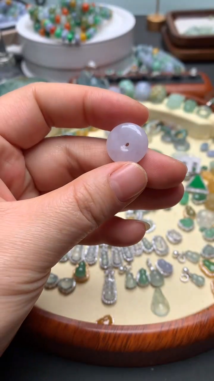 【闪购商品】翡翠颈饰未镶嵌翡翠平安扣