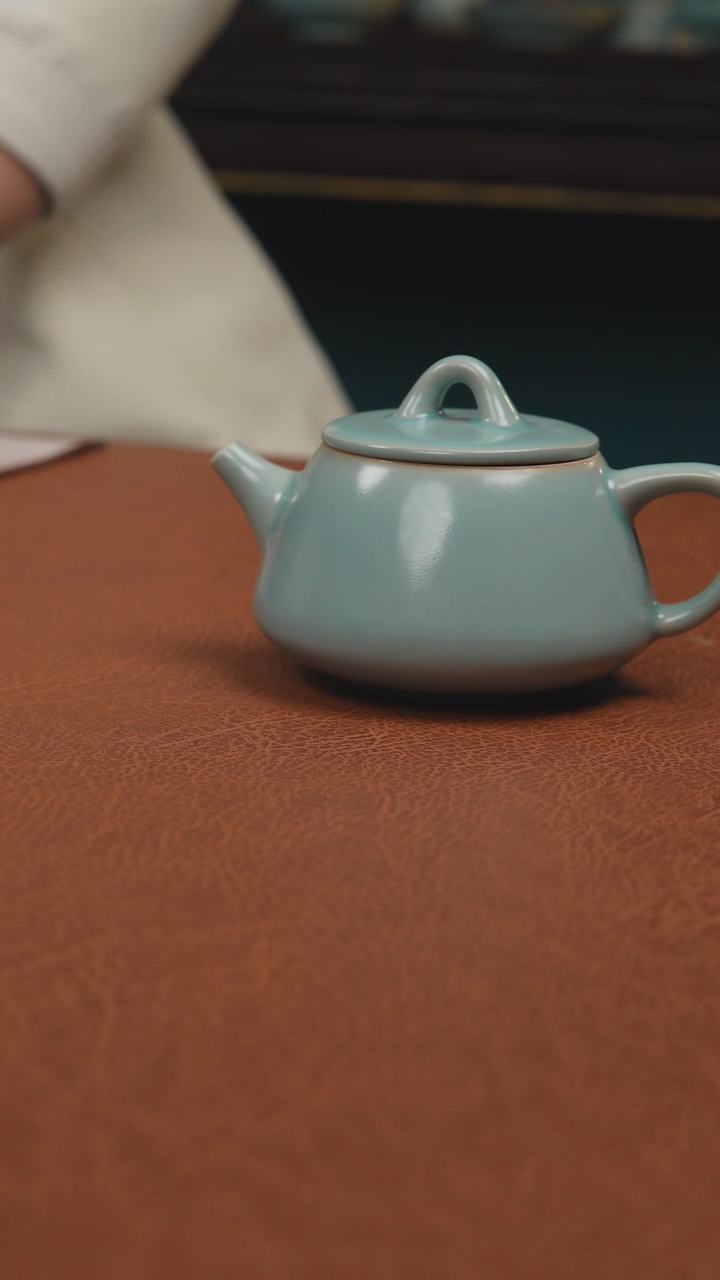 【闪购商品】杯汝州原产地原矿釉仿古壶