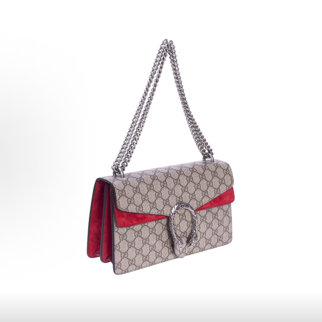 95新 GUCCI/古驰 酒神 红拼 中号-G8266