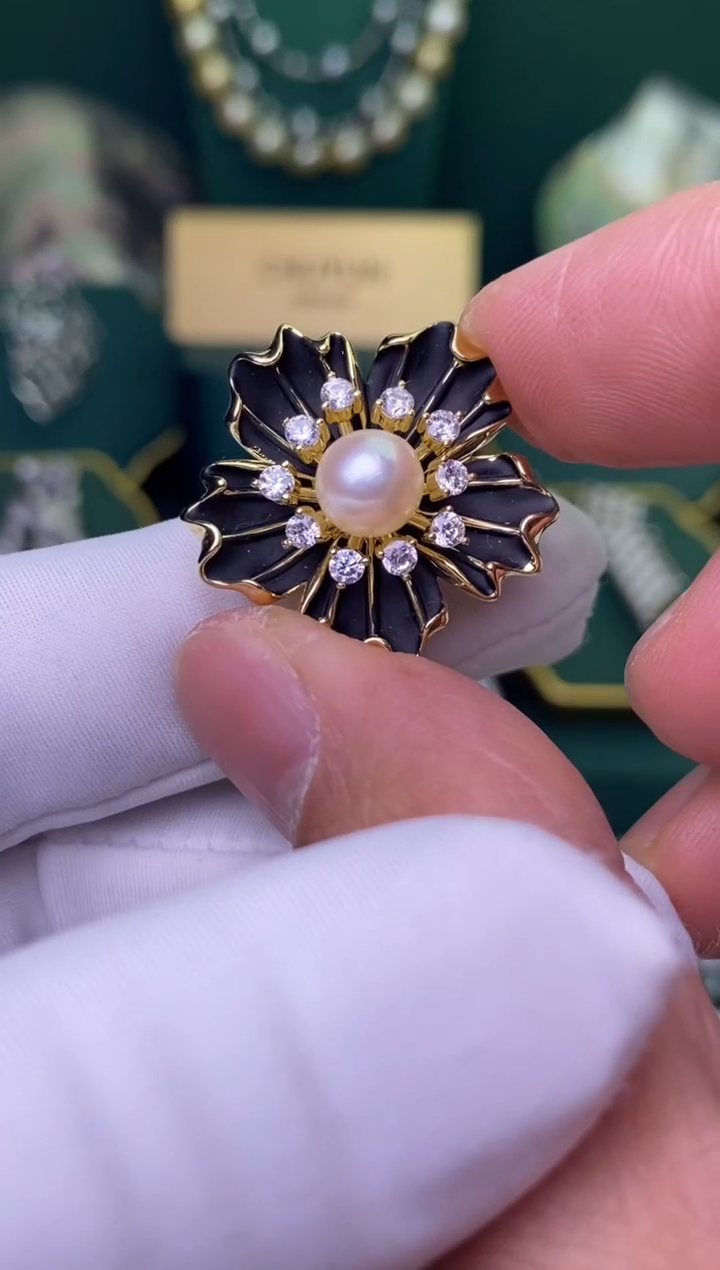 【闪购商品】海水珍珠胸饰未镶嵌1