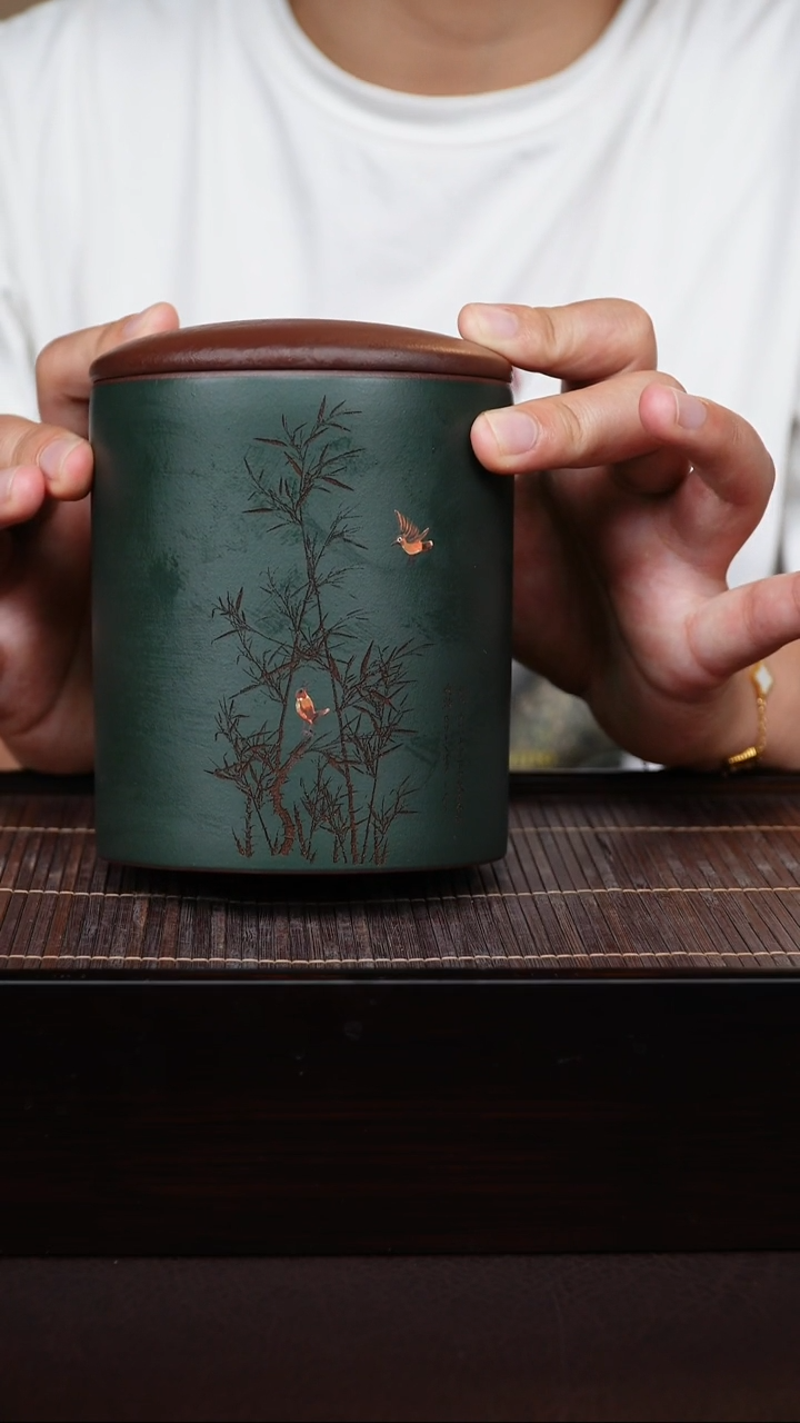 19号宜兴紫砂茶叶罐