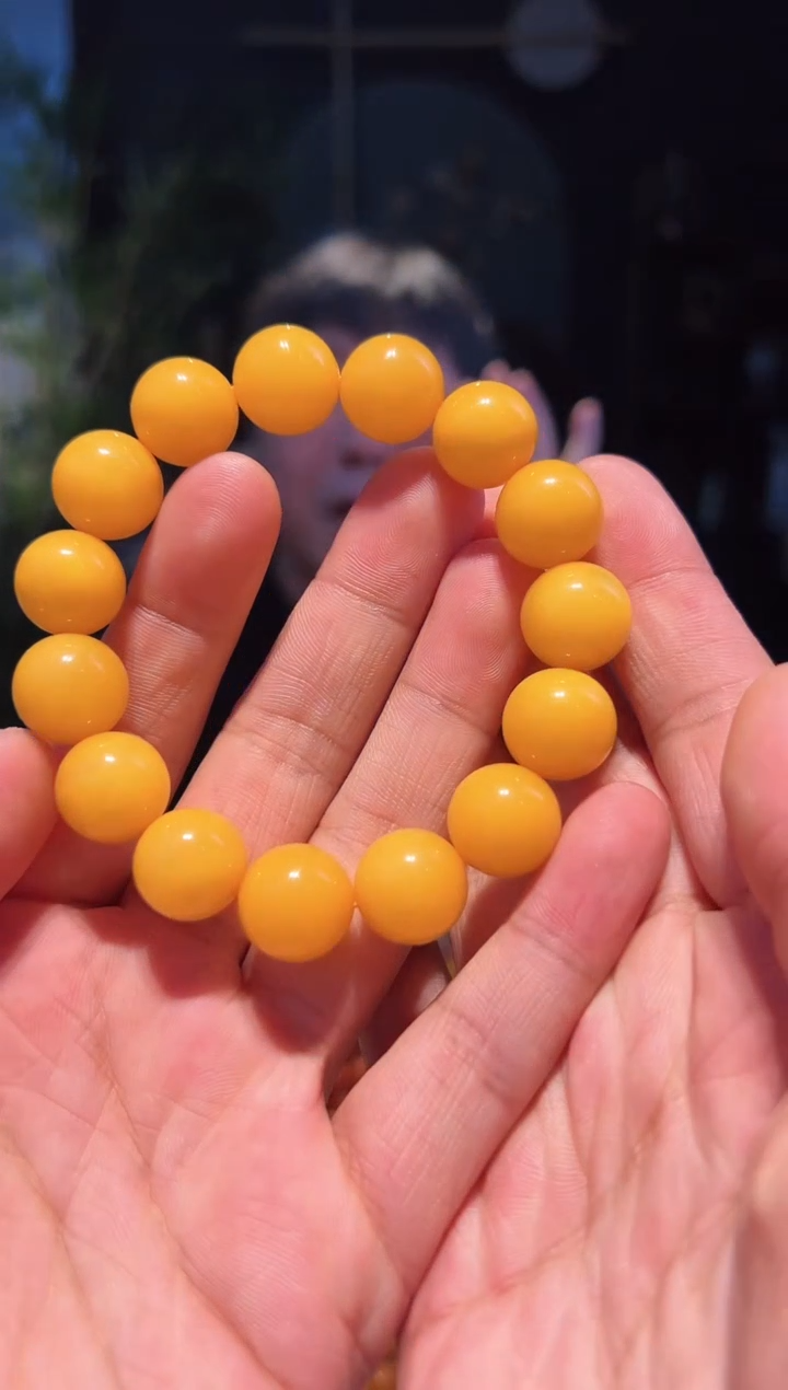 【闪购商品】蜜蜡手串未镶嵌14左右单圈