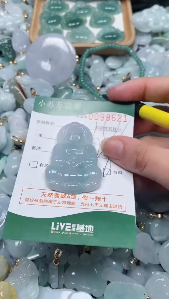 【闪购商品】翡翠颈饰未镶嵌闪购商品0098621