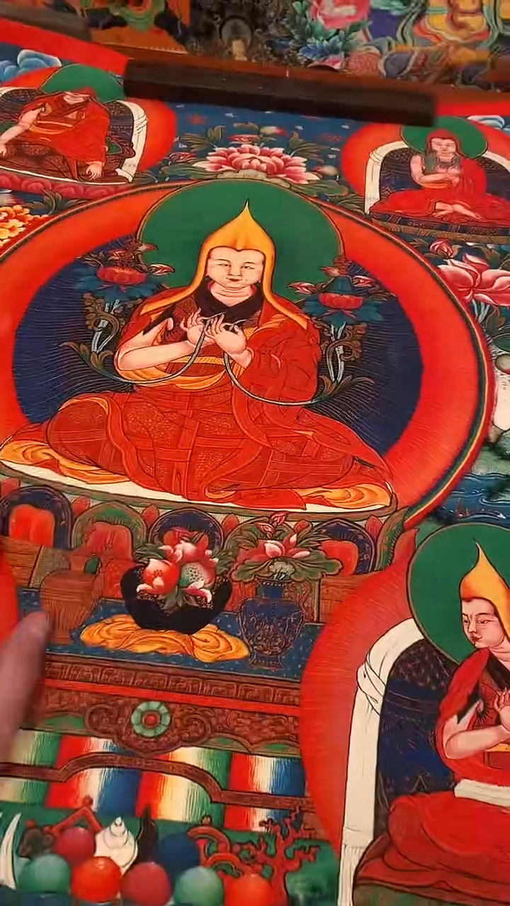 装裱画精美唐卡tk16061