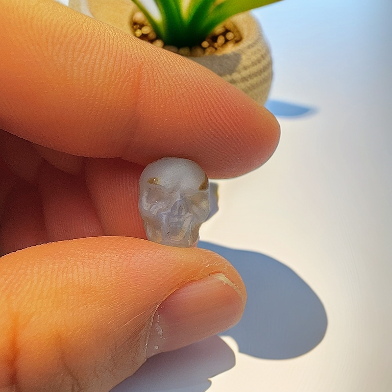 直播间福利-精工雕刻骷髅头手串手持顶珠腰珠配饰背云