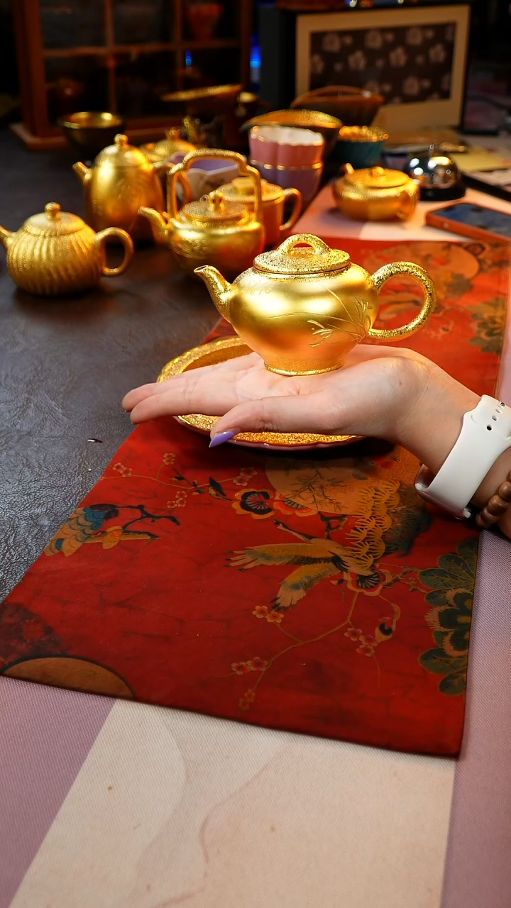 茶杯紫砂【宜景窑系列】金壶