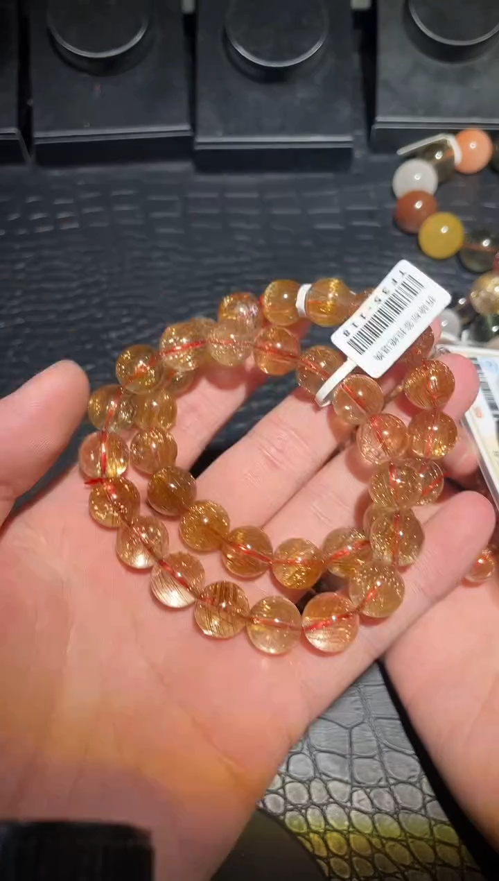 【闪购商品】水晶手链未镶嵌单圈发晶A11（多样性发其一）