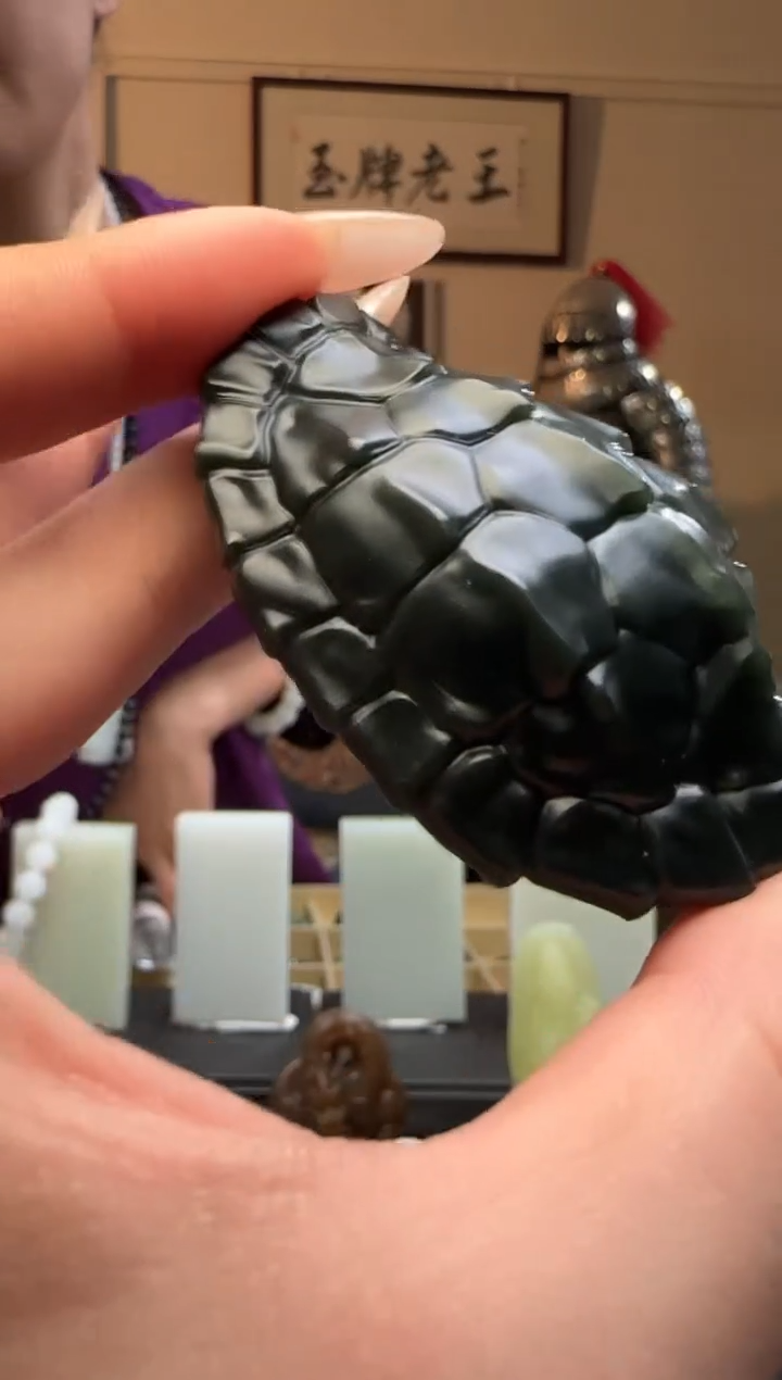 【闪购商品】和田玉青玉富甲天下未镶嵌手把件