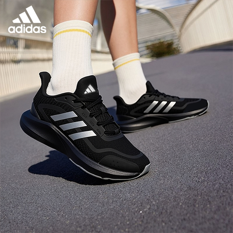 阿迪达斯男鞋正品黑武士运动鞋女鞋时尚休闲百搭防滑透气跑步鞋