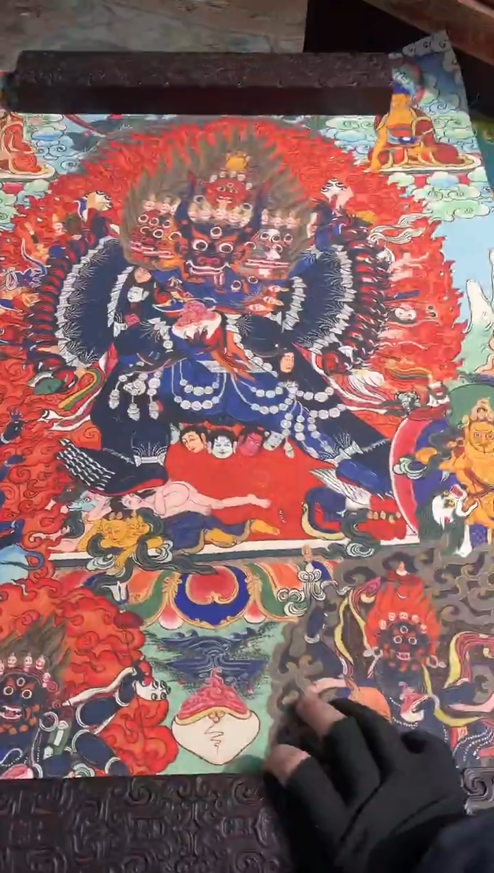 卷轴画路路的唐卡tk160