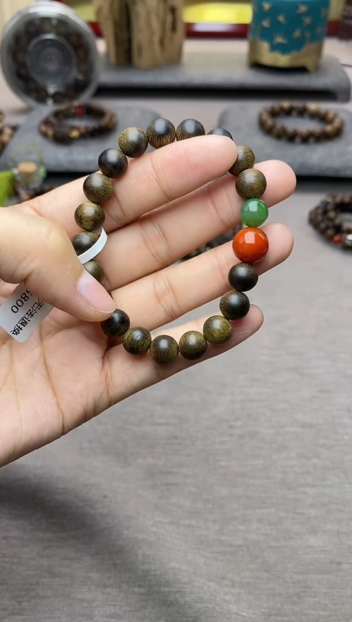 【闪购商品】沉香手串黄棋楠沉水08老料＋配饰设计