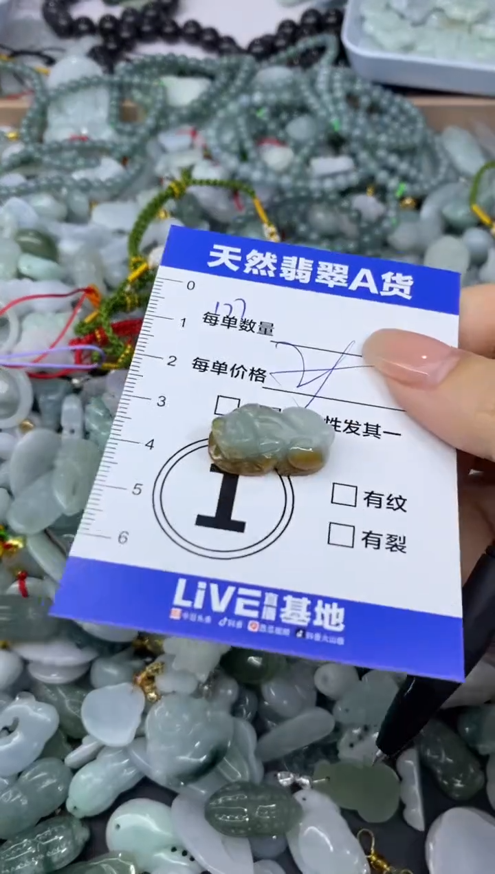 颈饰未镶嵌翡翠天然翡翠A货批量多样性发一件