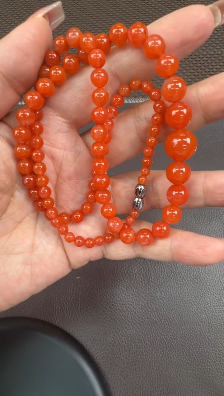 【闪购商品】玛瑙/玉髓项链未镶嵌项链