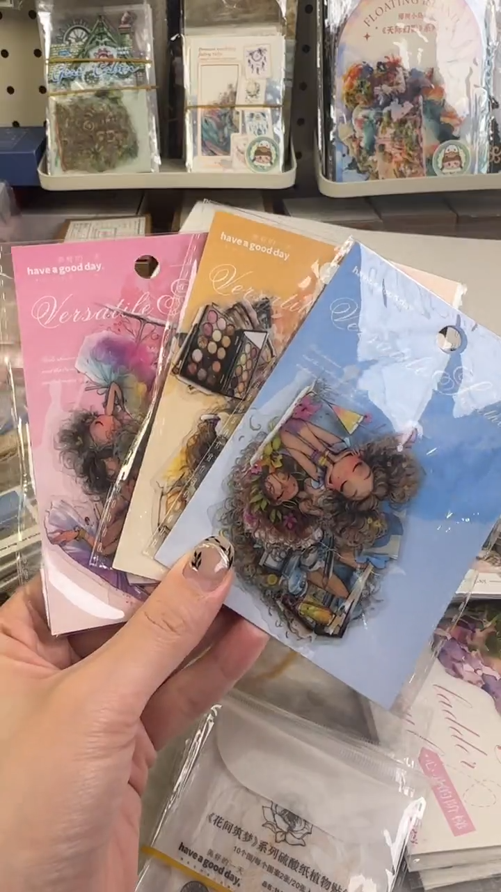 1-8 百变甜心集贴纸 随机3款