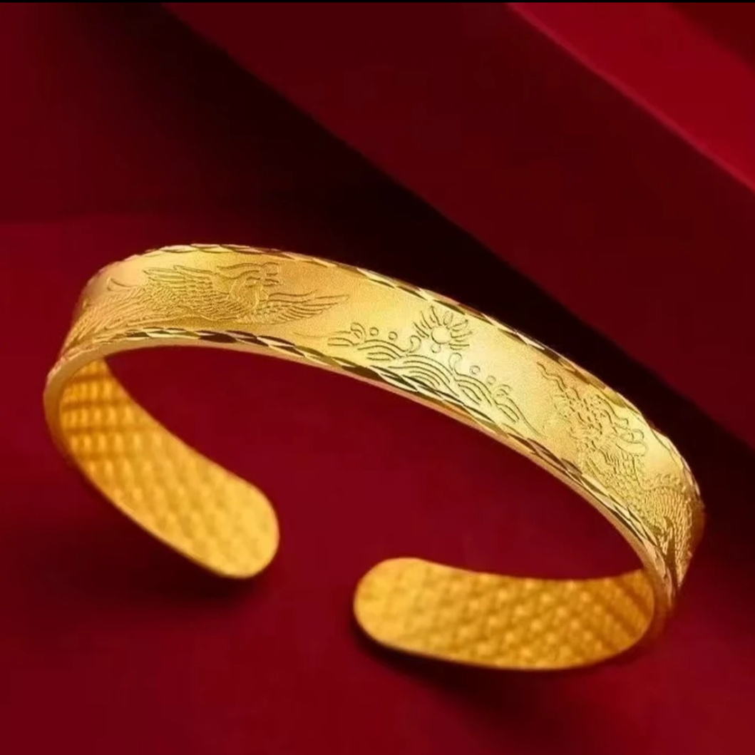 合金手镯 龙凤手镯