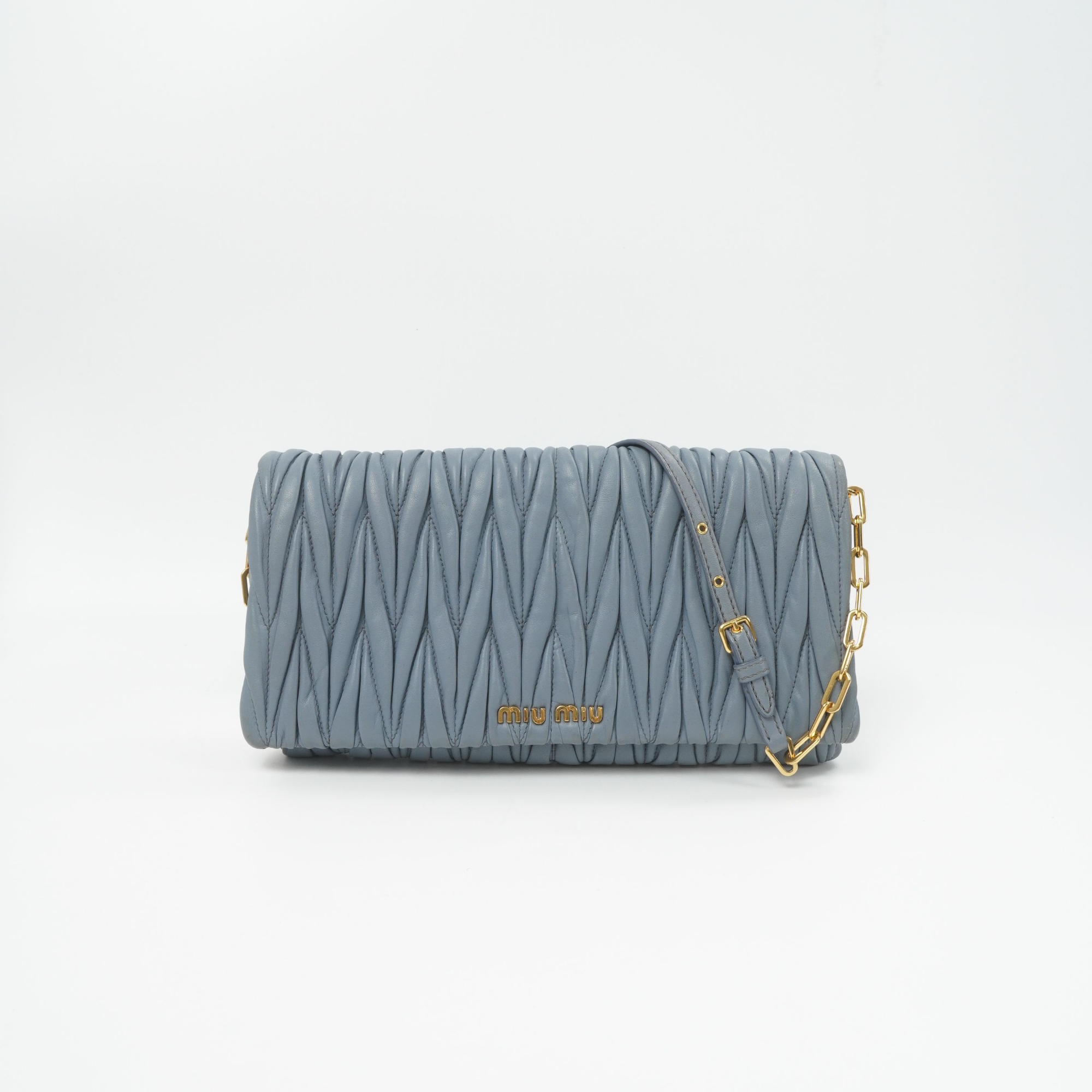 95新 MIU MIU/缪缪 缪缪斜挎包/肩带/DS012606