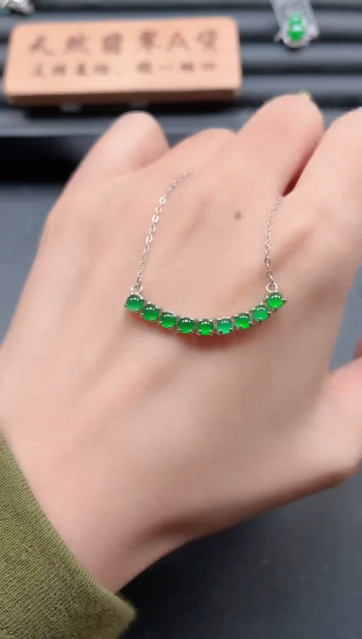 银S925镶嵌戒指翡翠11111