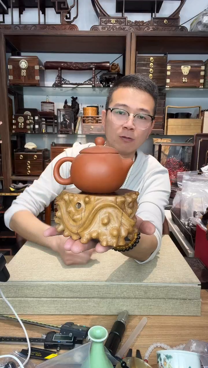 乌木类书架649紫光檀原木巧雕墩子