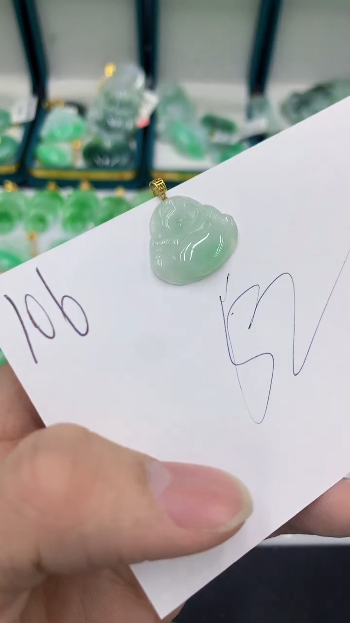 【闪购商品】翡翠颈饰18K金镶嵌翡翠