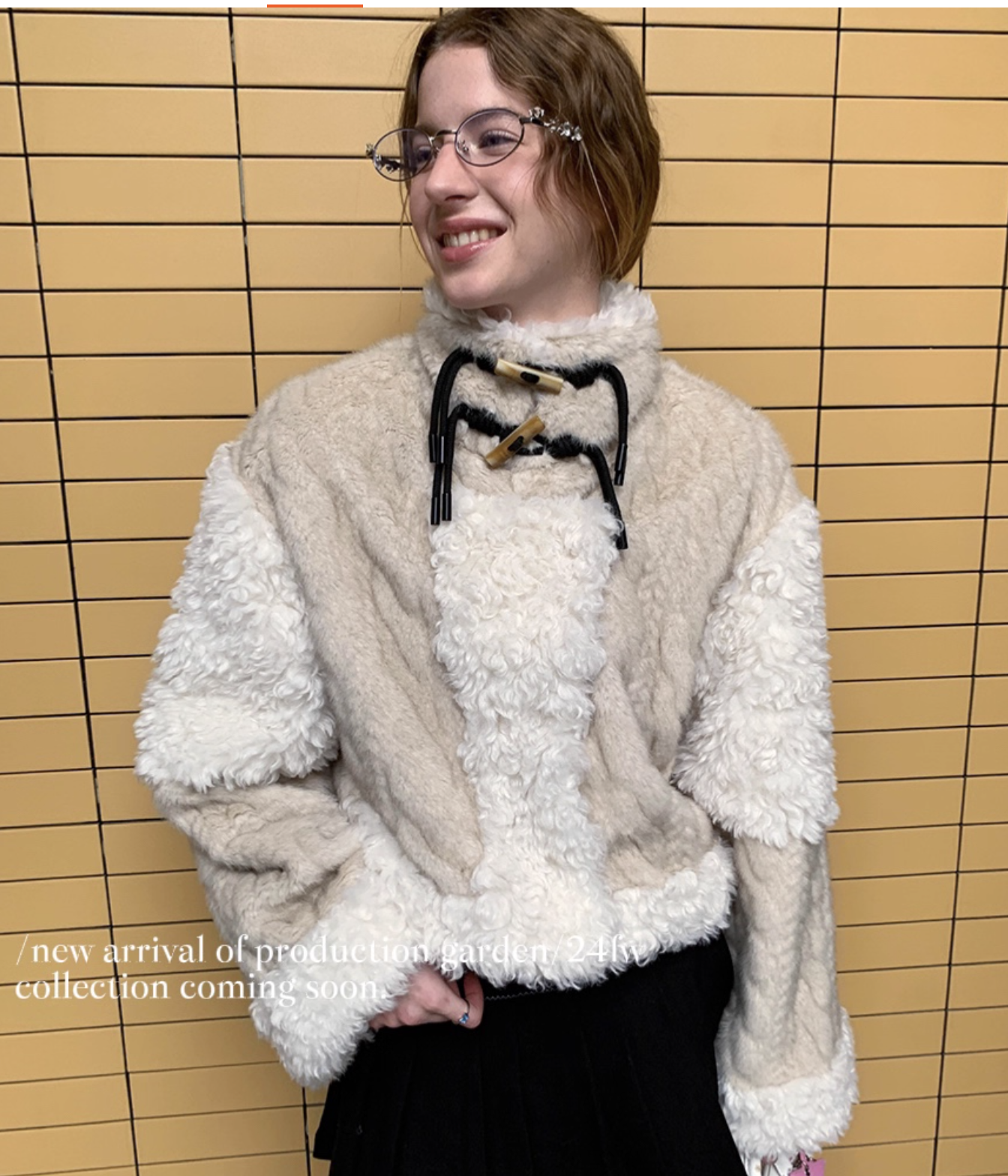 制造后花园*hibernation系列冬季保暖新中式盘扣毛绒短外套