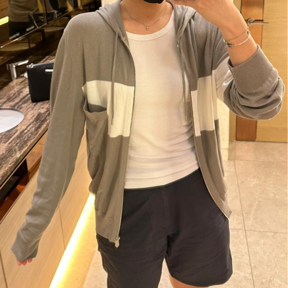 99新 Hermes/爱马仕 针织开衫外套/L码/Xsp32528