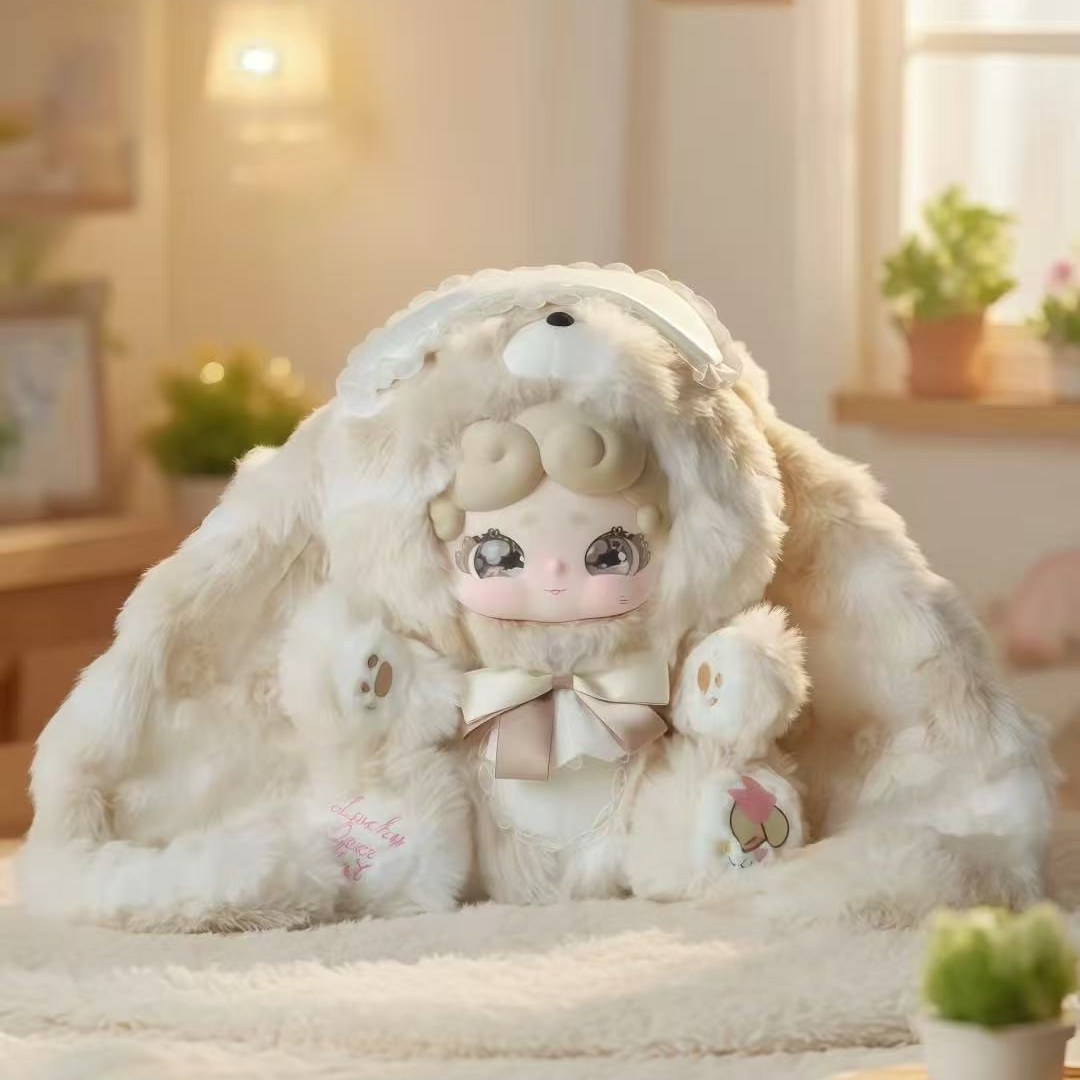 正版  晚安小兔甜茶小兔大体系列毛绒盲盒生日礼物