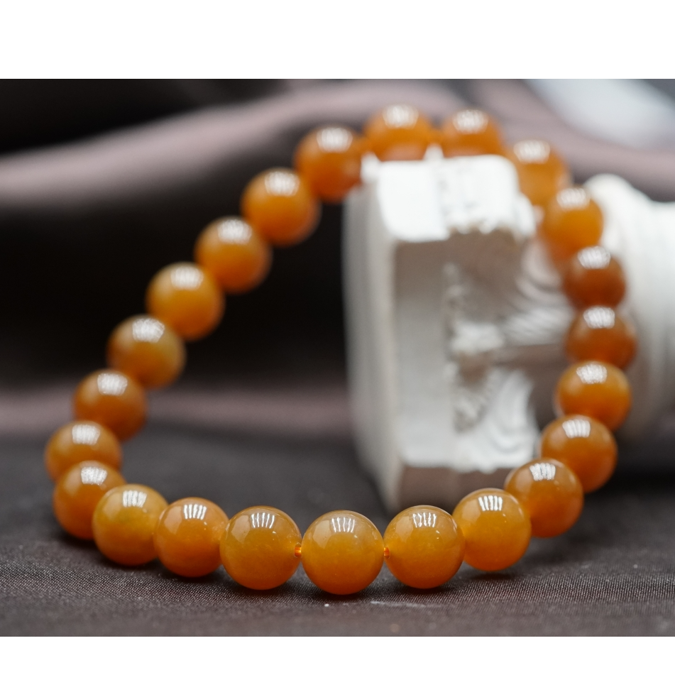 【山哥专享】和田玉糖料手串7.5+ CG062104