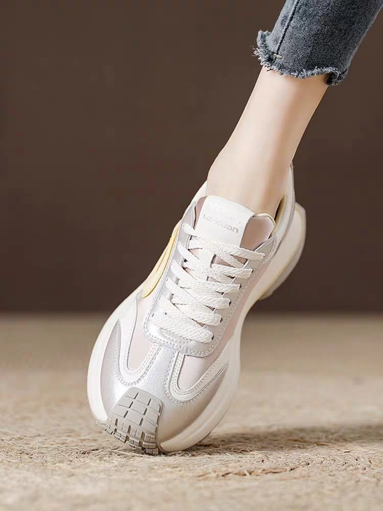 9019新款厚底百搭透网阿甘鞋