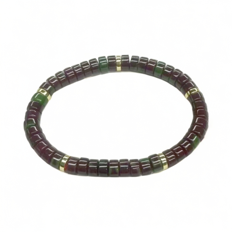 a678红绿药片珠8mm手串手链百搭