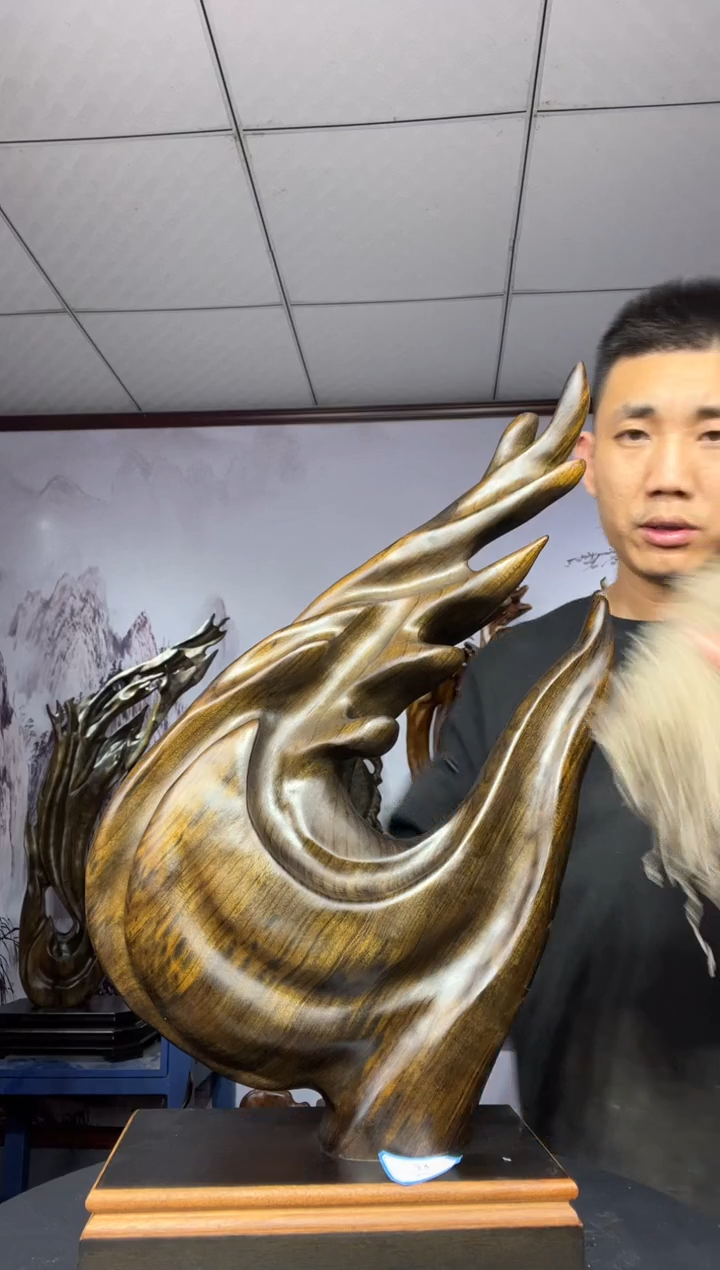 金丝楠木雕款?金丝楠木工艺品摆件